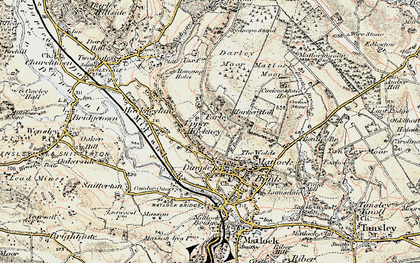 Old map of Farley in 1902-1903