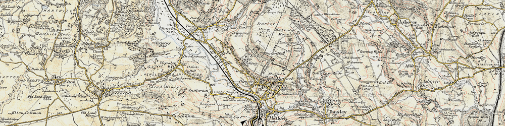 Old map of Farley in 1902-1903