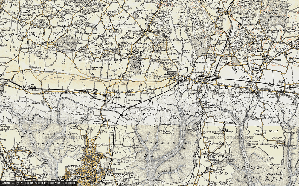 Old Map of Farlington, 1897-1899 in 1897-1899