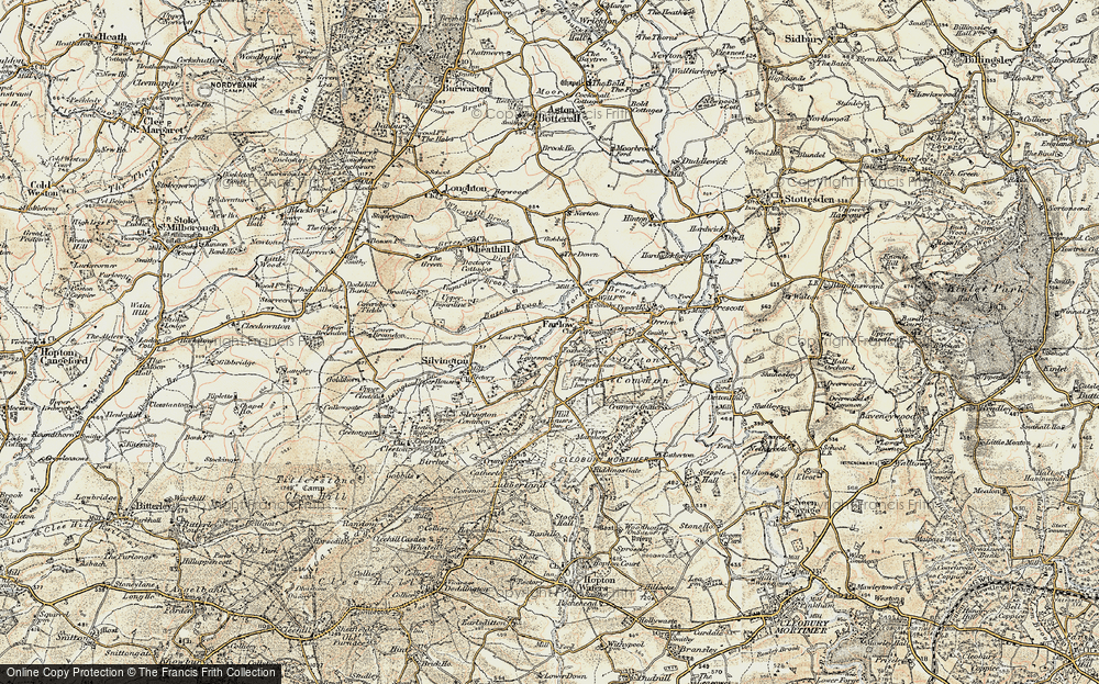 Old Map of Farlow, 1901-1902 in 1901-1902