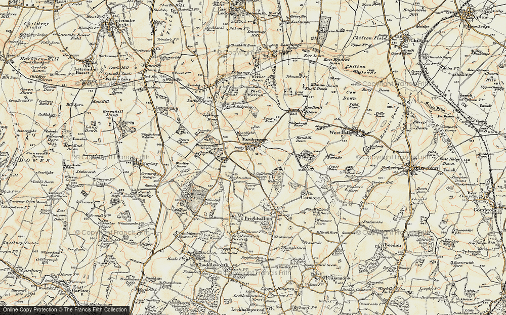 Old Map of Farnborough, 1897-1900 in 1897-1900