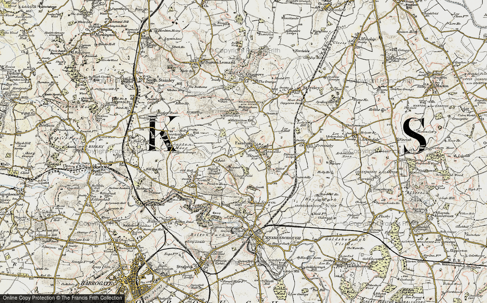 Old Map of Farnham, 1903-1904 in 1903-1904