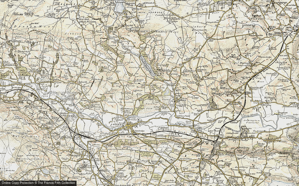 Old Map of Farnley, 1903-1904 in 1903-1904