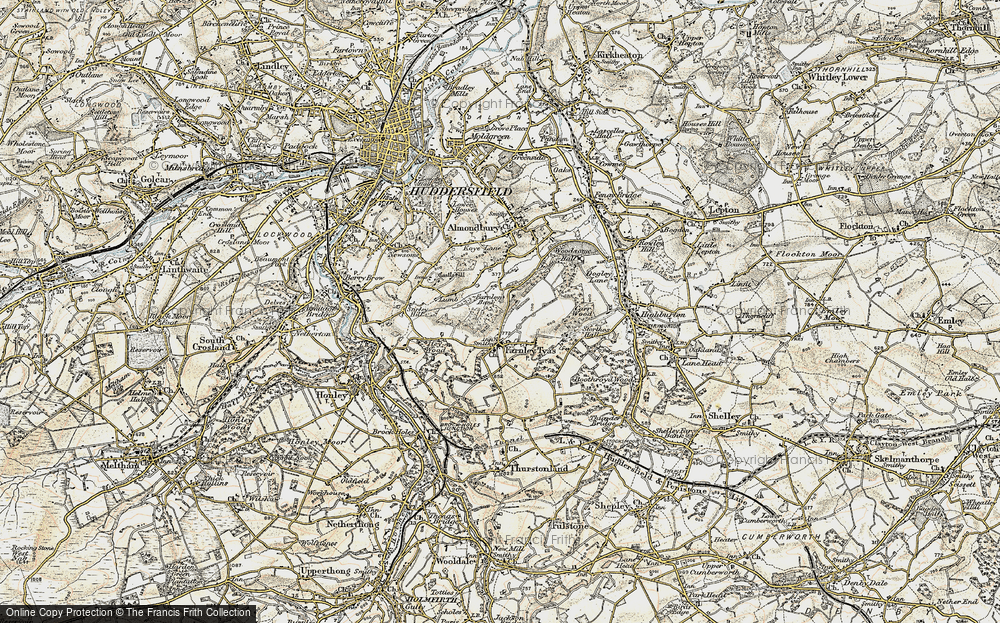 Old Map of Farnley Bank, 1903 in 1903