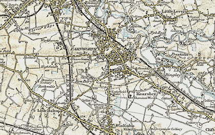 Old map of Farnworth in 1903