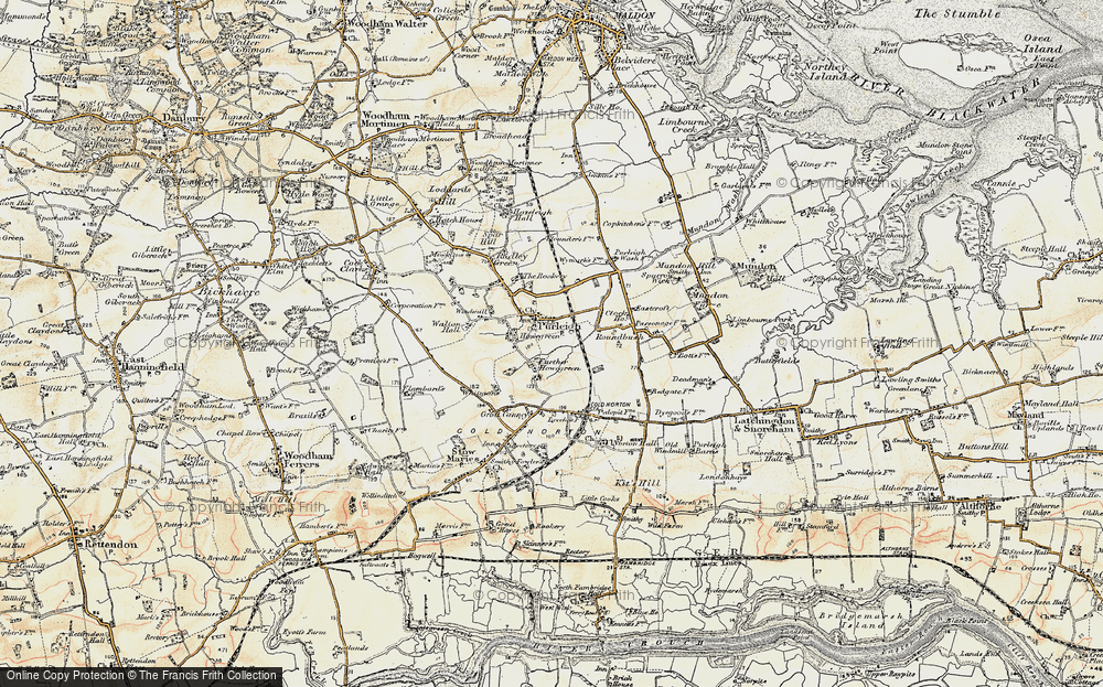 Old Map of Farther Howegreen, 1898 in 1898