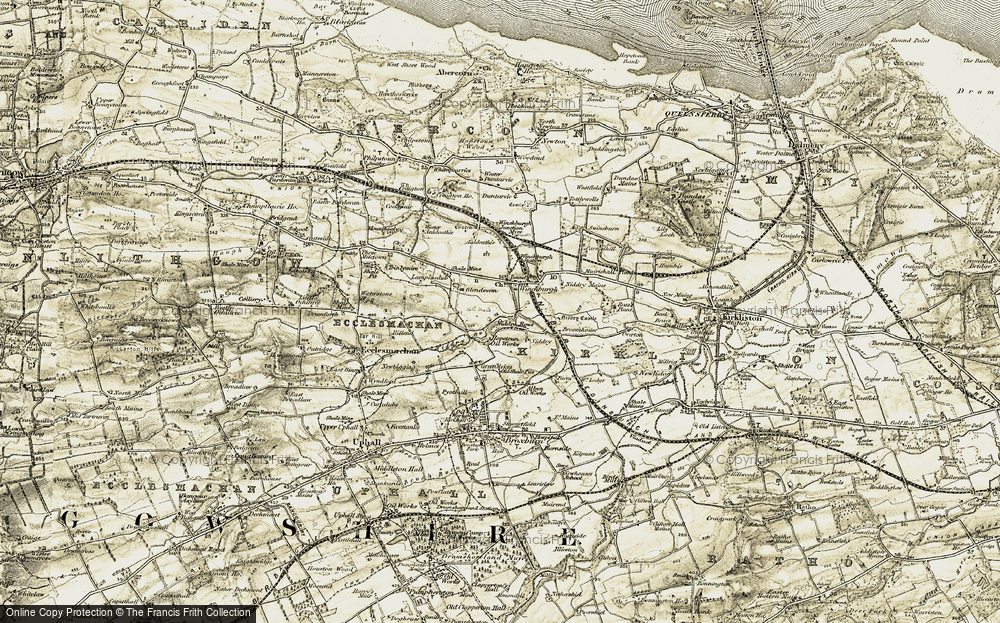 Old Map of Faucheldean, 1904-1906 in 1904-1906