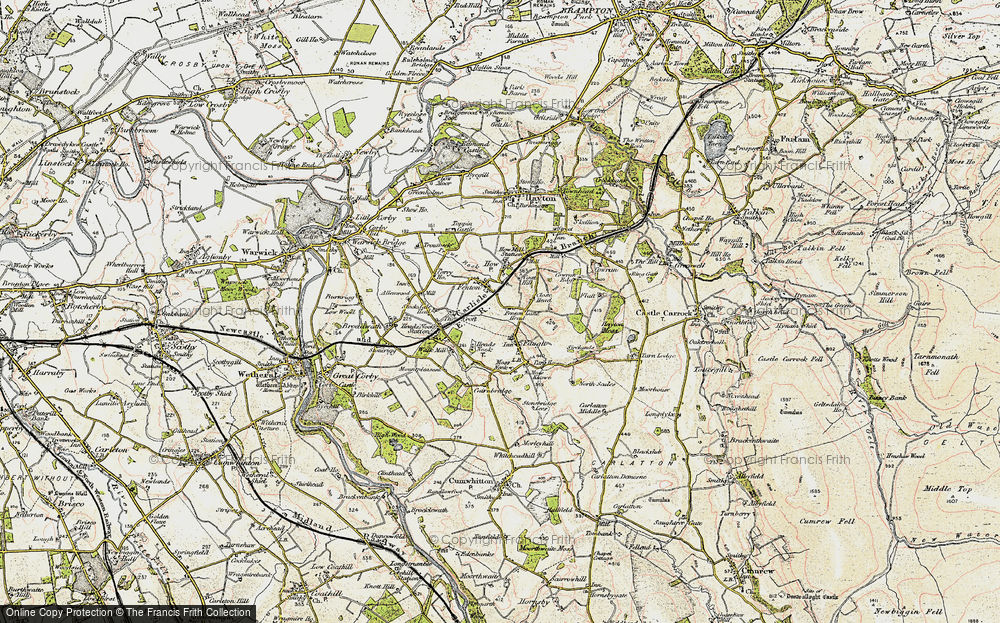 Old Map of Faugh, 1901-1904 in 1901-1904