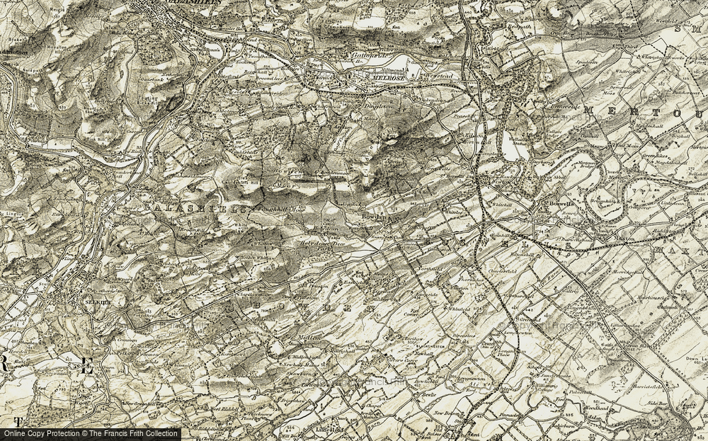 Old Map of Faughill, 1901-1904 in 1901-1904