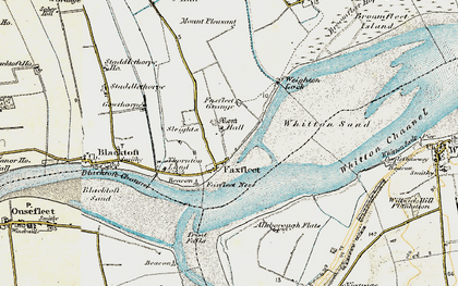 Old map of Faxfleet in 1903
