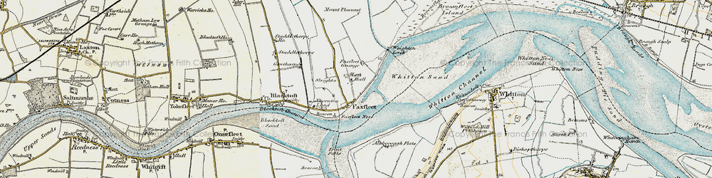 Old map of Faxfleet in 1903
