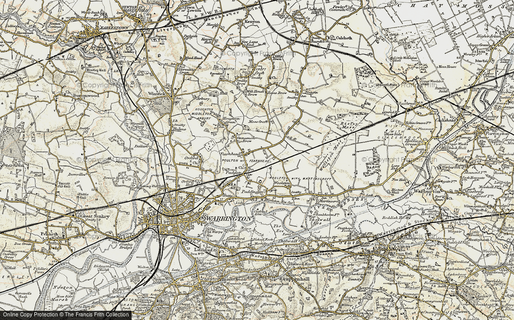 Old Map of Fearnhead, 1903 in 1903
