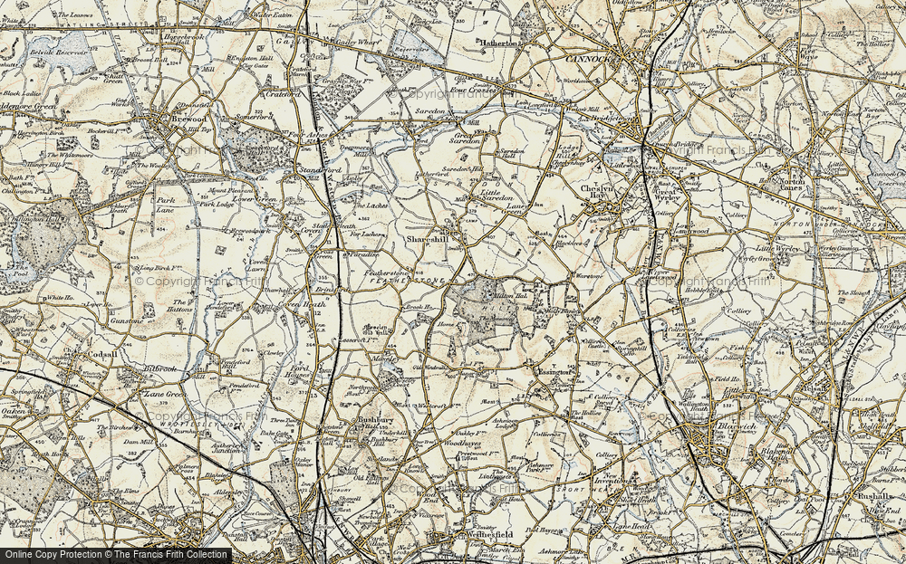 Old Map of Featherstone, 1902 in 1902