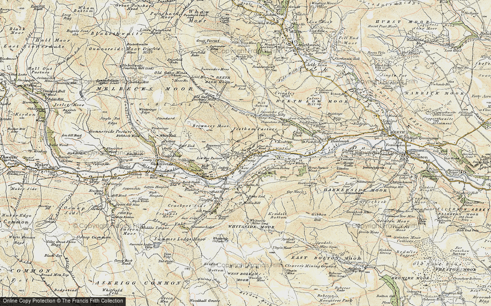 Old Map of Feetham, 1903-1904 in 1903-1904