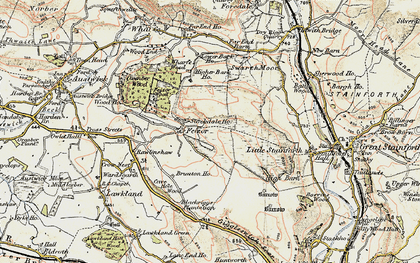 Old map of Feizor in 1903-1904