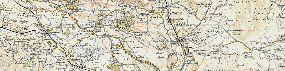 Old map of Feizor in 1903-1904