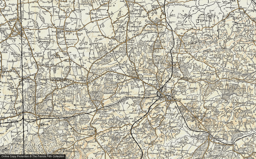 Old Map of Felbridge, 1898-1902 in 1898-1902