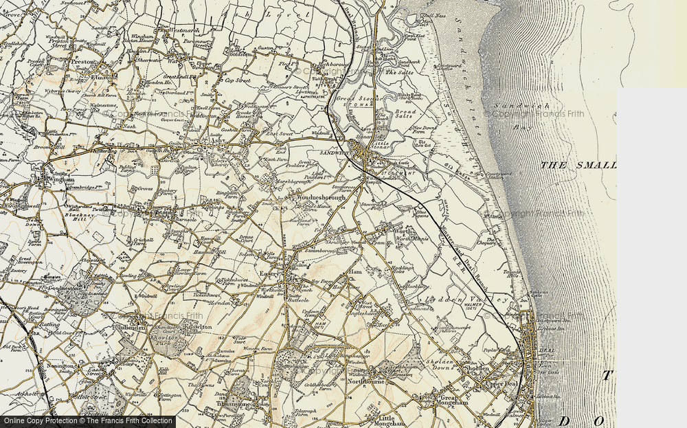 Old Map of Felderland, 1898-1899 in 1898-1899