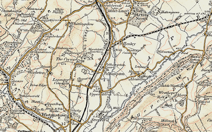 Old map of Felhampton in 1902-1903