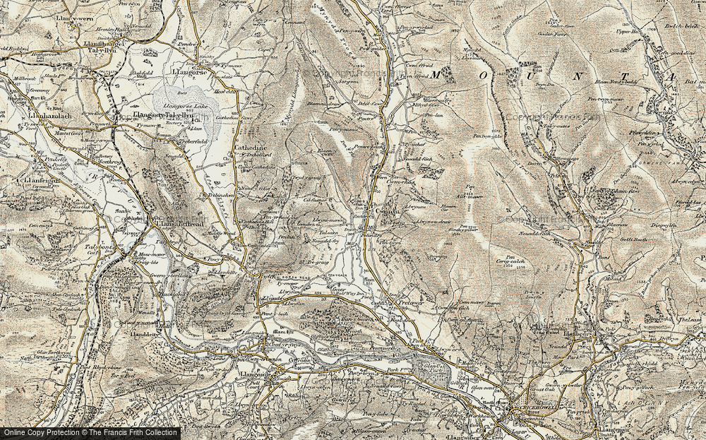 Old Map of Felindre, 1899-1901 in 1899-1901