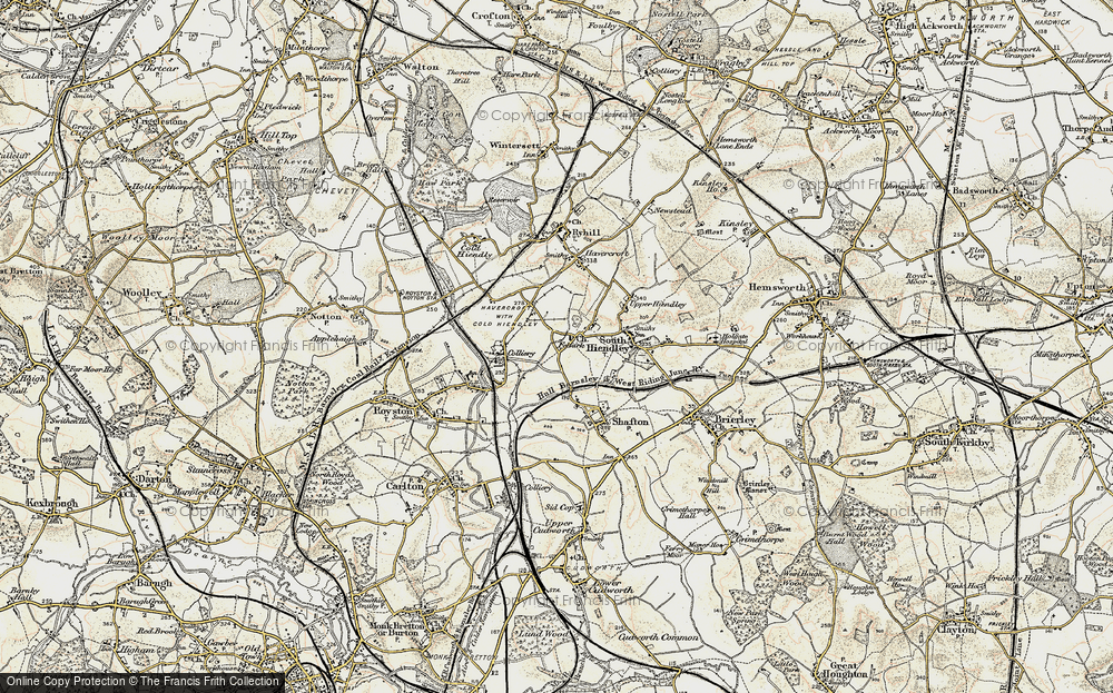 Old Map of Felkirk, 1903 in 1903