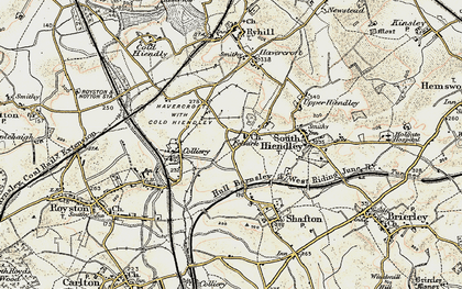 Old map of Felkirk in 1903