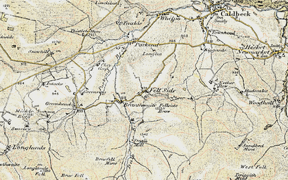 Old map of Fell Side in 1901-1904