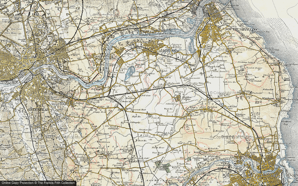 Old Map of Fellgate, 1901-1904 in 1901-1904