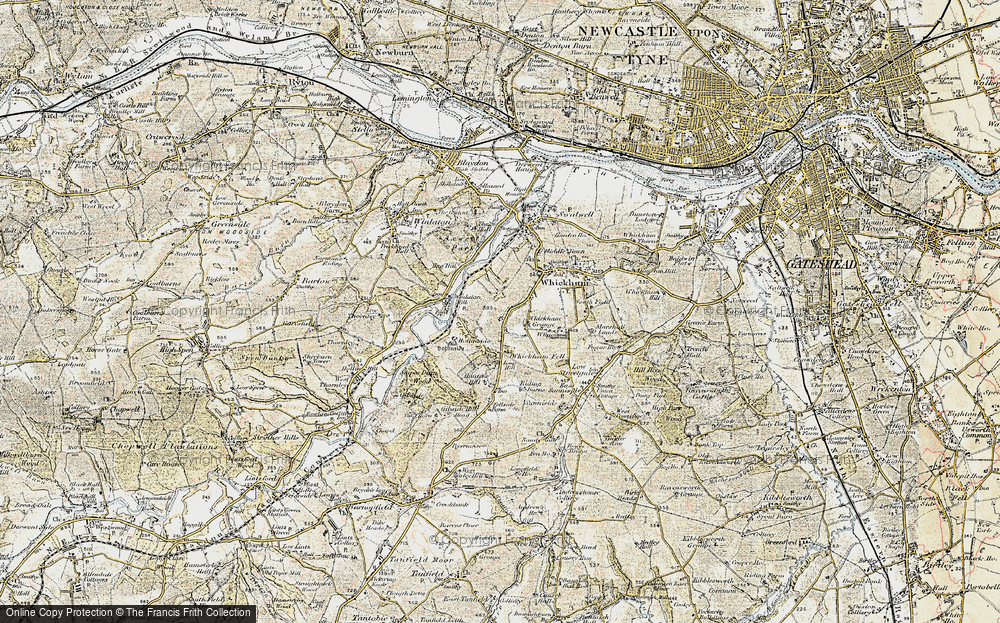 Old Map of Fellside, 1901-1904 in 1901-1904
