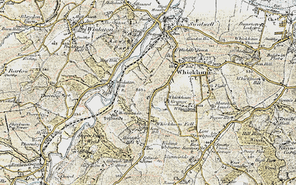 Old map of Fellside in 1901-1904