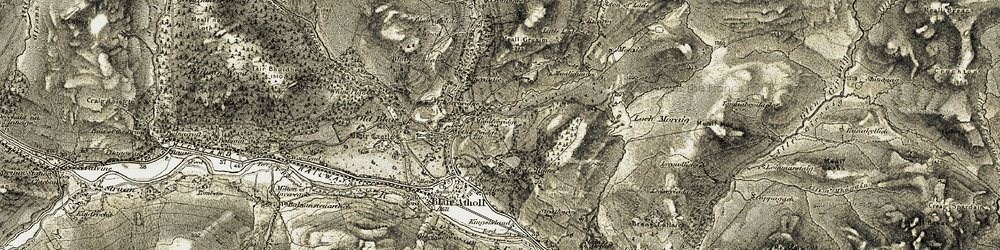 Old map of Fenderbridge in 1906-1908