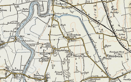 Old map of Broom Hills in 1902-1903