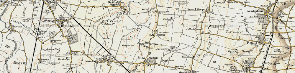Old map of Fenton in 1902-1903