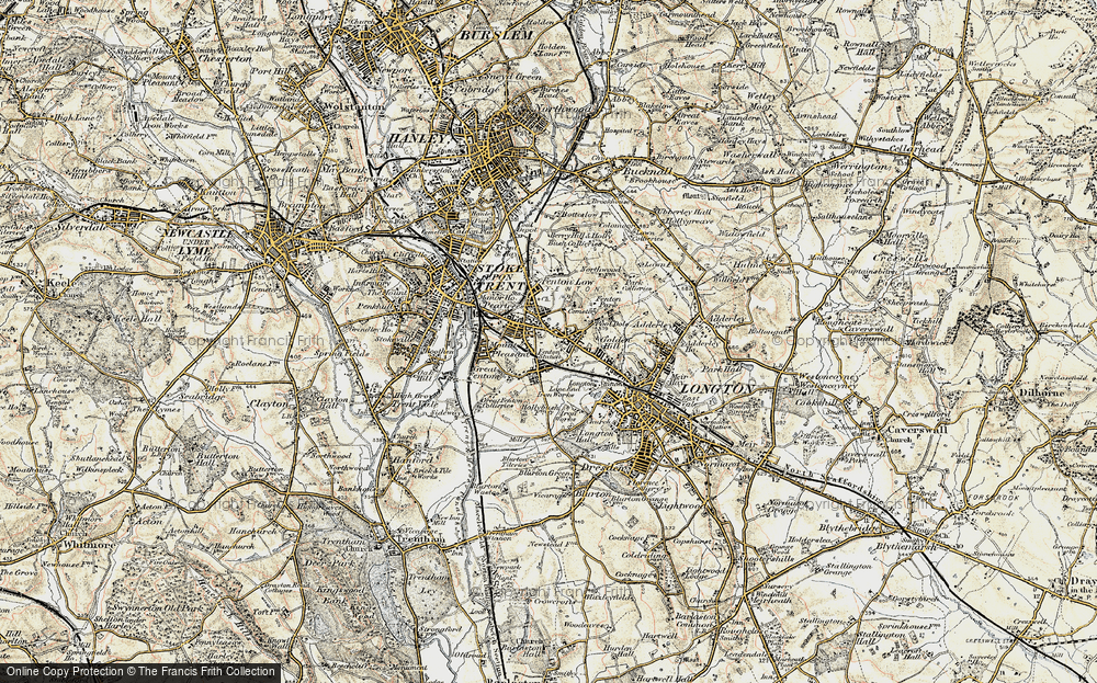 Old Map of Fenton, 1902 in 1902