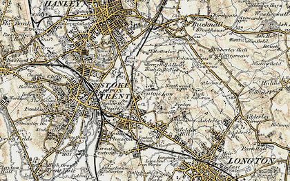 Old map of Fenton Low in 1902