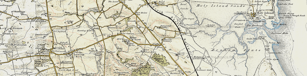 Old map of Fenwick in 1901-1903