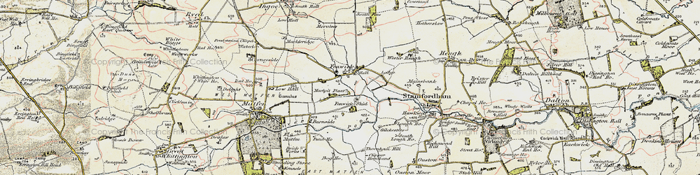 Old map of Fenwick in 1901-1903