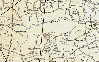 Old map of Fenwick in 1903