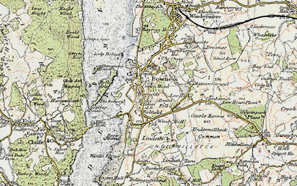 Old map of Ferney Green in 1903-1904