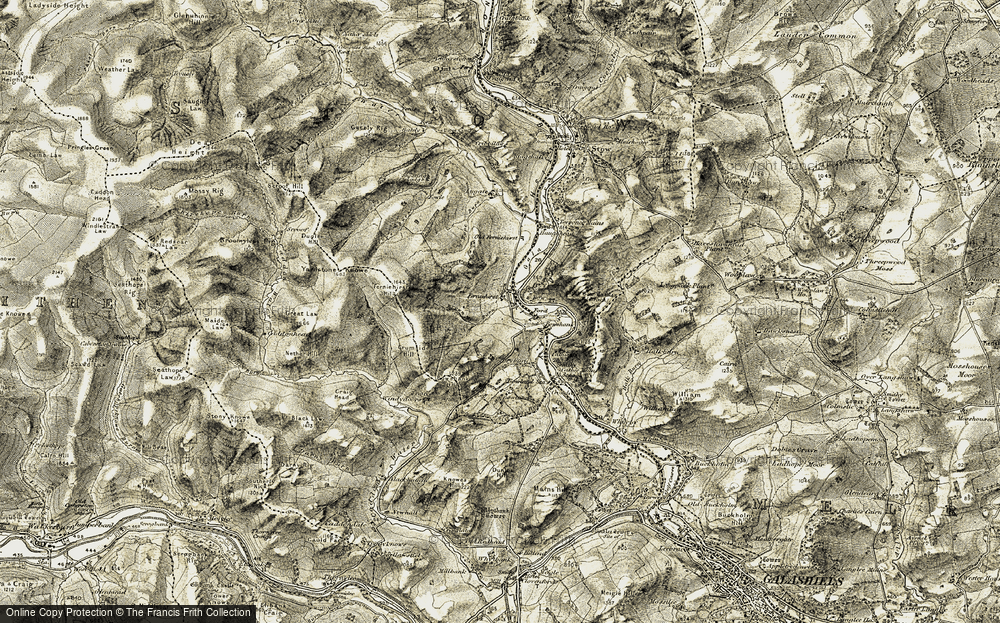 Old Map of Ferniehirst, 1903-1904 in 1903-1904