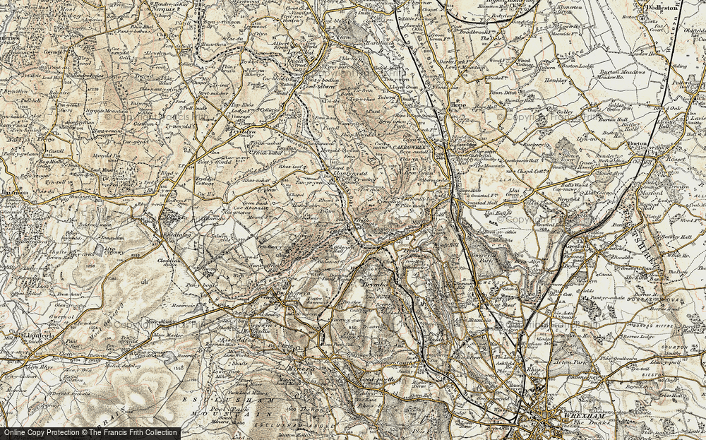 Old Map of Ffrith, 1902-1903 in 1902-1903