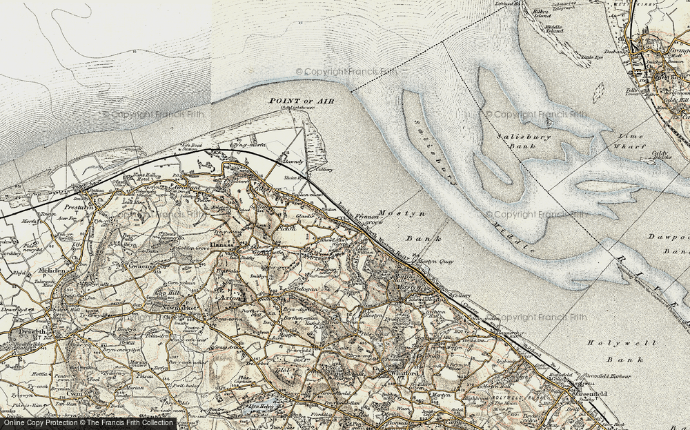 Old Map of Ffynnongroyw, 1902-1903 in 1902-1903