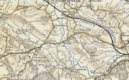 Old map of Field in 1902