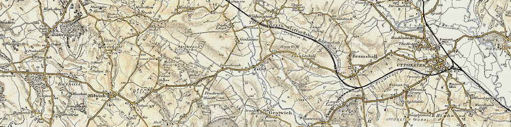 Old map of Bearsbrook in 1902