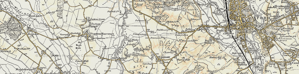 Old map of Filchampstead in 1897-1899