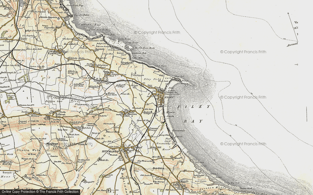 Old Map of Filey, 1903-1904 in 1903-1904