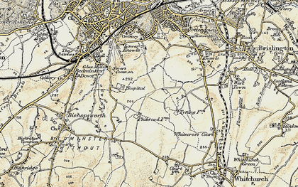 Old map of Filwood Park in 1899