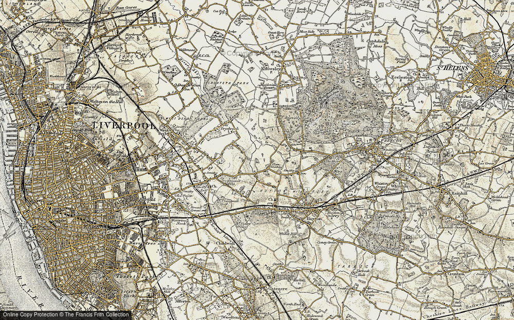Old Map of Fincham, 1902-1903 in 1902-1903