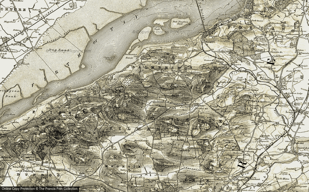 Old Map of Fincraigs, 1906-1908 in 1906-1908