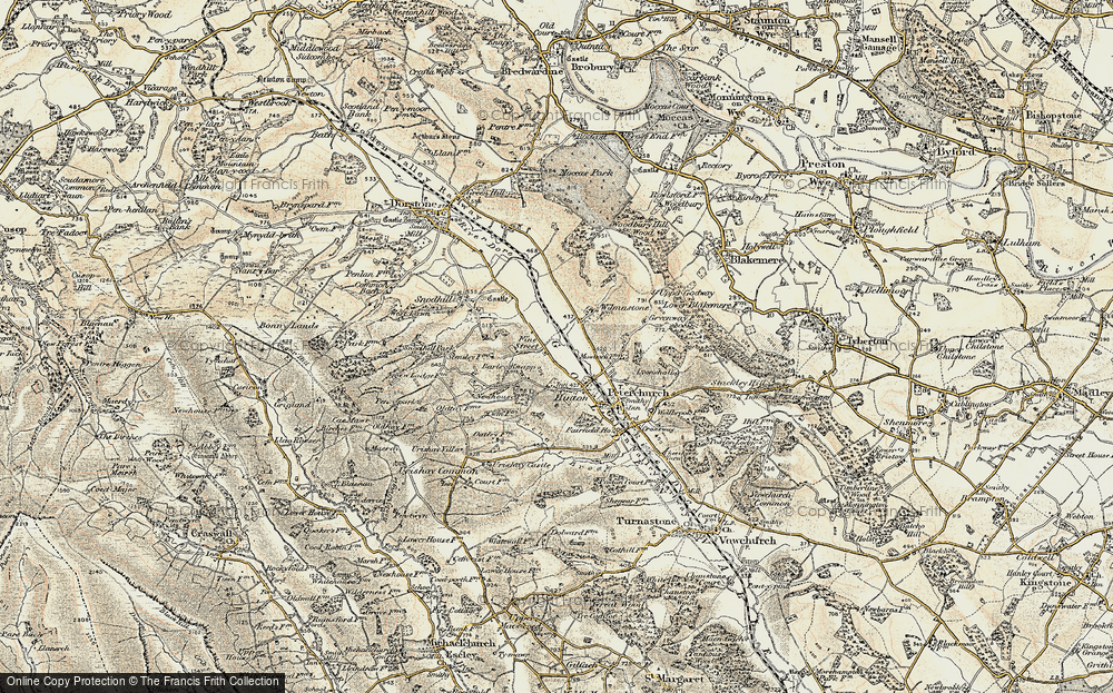 Old Map of Fine Street, 1900-1901 in 1900-1901